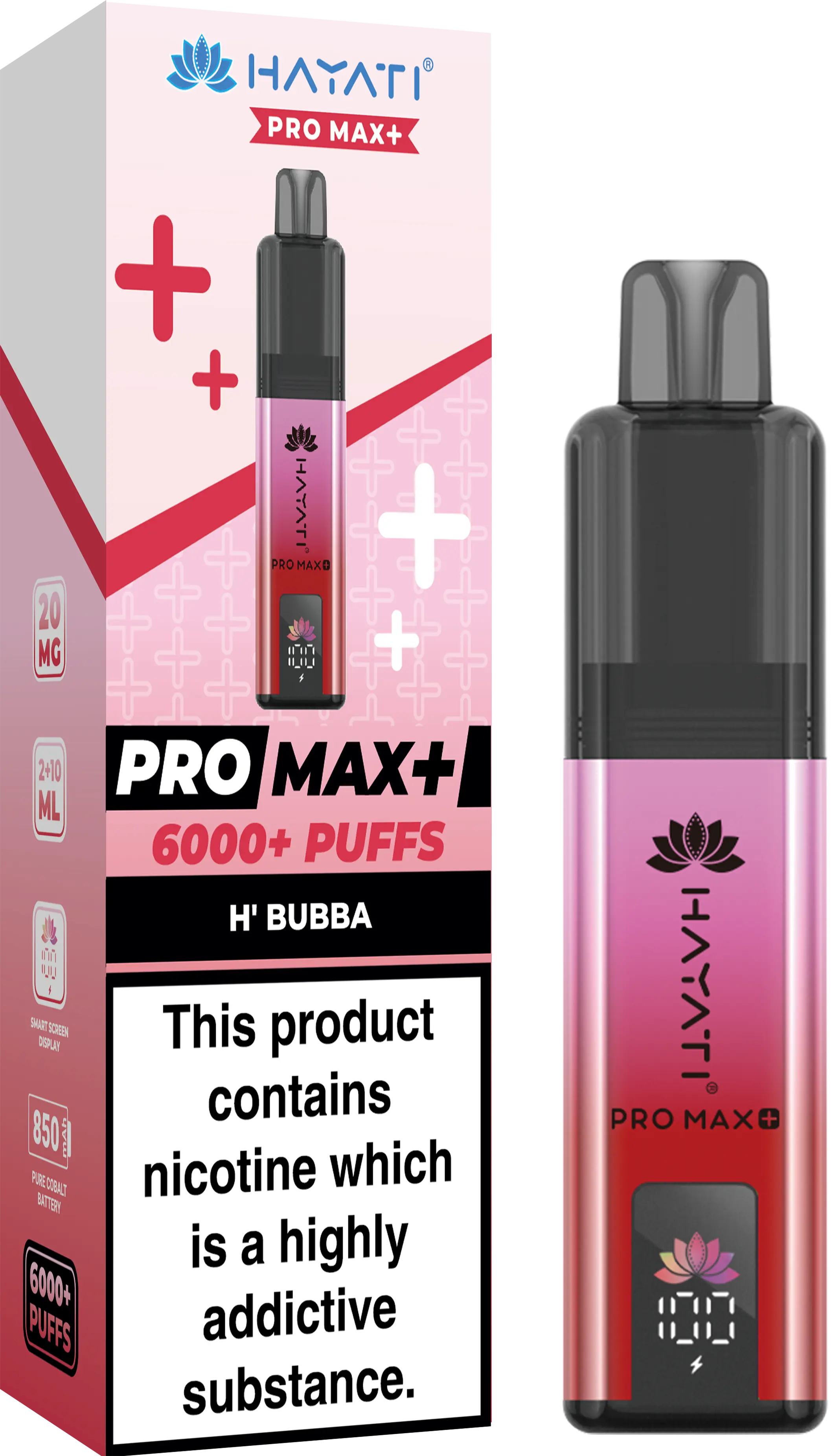 Hayati Pro Max 6000 Puffs Disposable Vape Pack of 10 - Vape wholesale supplies